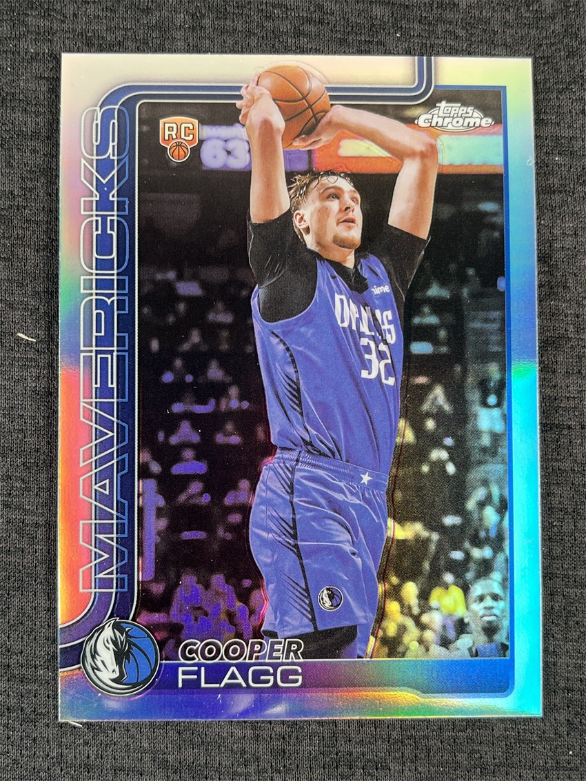 2025-26 Topps Chrome Basketball Cooper Flagg RC Rookie Silver Refractor #251