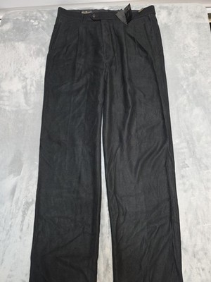 Bugatchi UOMO Men's 38x39 NWT Black designer Light Corduroy Not Hemmed 
