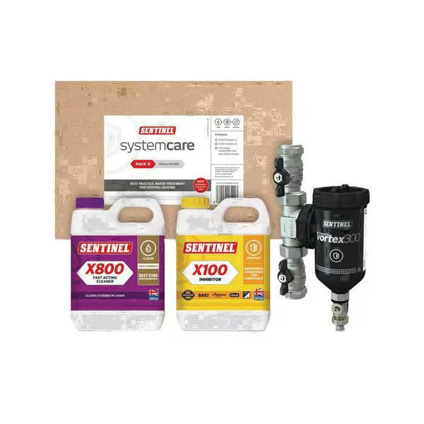 Sentinel Vortex Systemcare Pack D X100 X800 Vortex300 Filter With 22mm Valves