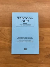 1992 Tascosa Gun by Gene Shelton Uncorrected Proof Paperback Book