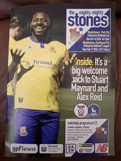 Wealdstone v York City/Hartlepool 2025/26 Mint