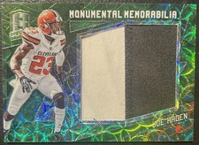 Joe Haden  2016 Panini Spectra Immense Materials Jumbo Patch /25 Green Parallel
