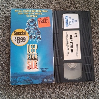 Deep Star Six 1998 VHS Artisan Tape Sci Fi Horror Action Cult Classic Movie Film