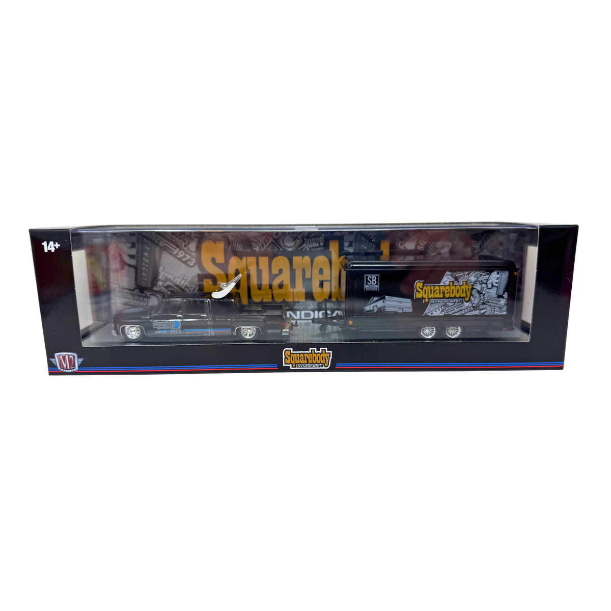 M2 Machines Squarebody Syndicate 1973 Chevy Cheyenne & Hauler 1:64