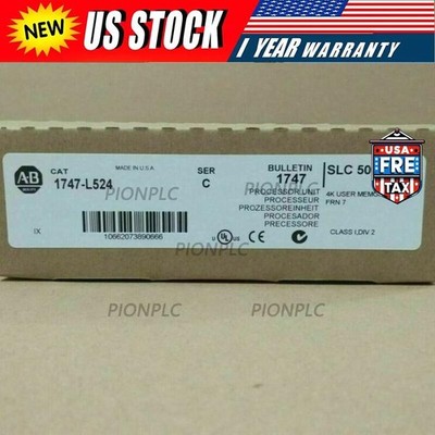 NEW FACTORY SEALED 1747-L524 /C SLC 500 CPU PROCESSOR UNIT MODULE AB 1747L524