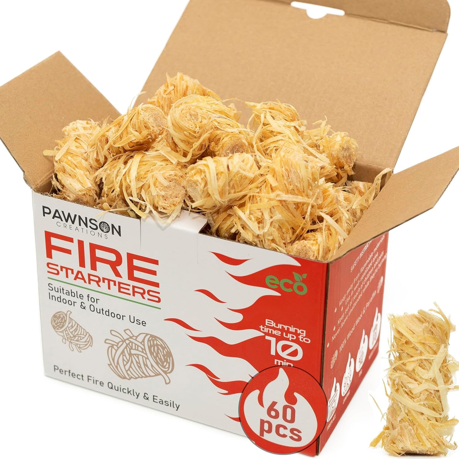 Fire Starters Fireplace Campfire Wood Stove Chimney Pizza Ov
