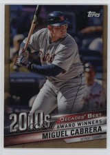 2020 Topps Decades Best Chrome Gold Refractor /50 Miguel Cabrera #DBC-91 0t59