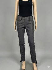 Isabel Marant Black Leather Low Rise Lace Up ...