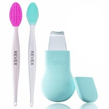 Silicone Nose Blackhead Remover Tool Set,Blackhead Scraper Tool,2Pcs Pore Cle...