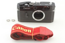  Mint Painted Black Canon P Rangefinder Film Camera w/ Pro Strap From JAPAN