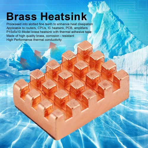 10Pcs Heatsink With Thermal Adhesive Tape CPU Heat Sinks Cooler Fin Tool - Zdjęcie 4 z 12