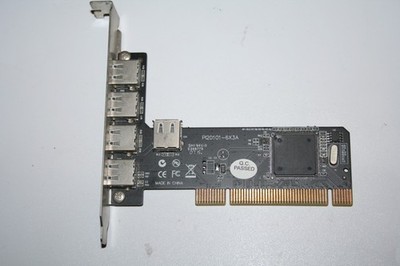 USB 2.0 PCI Card, 4 x USB 2.0 (External), 1 x USB 2.0 (Internal)