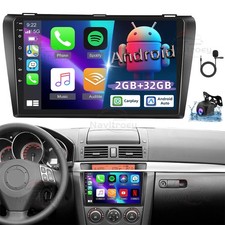 Autoradio Android 15 per Mazda 3 2004-2009 BK Carplay GPS Navi FM RDS WIFI +Kam