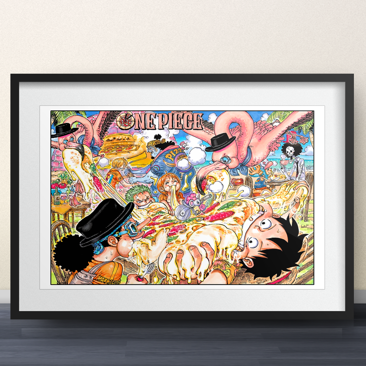 One Piece - Chapter 1091 Shonen Jump Art Spread 11x17 - Art Poster