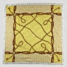 Vintage Celine Handkerchief Neckerchief Bandana Pocket Square