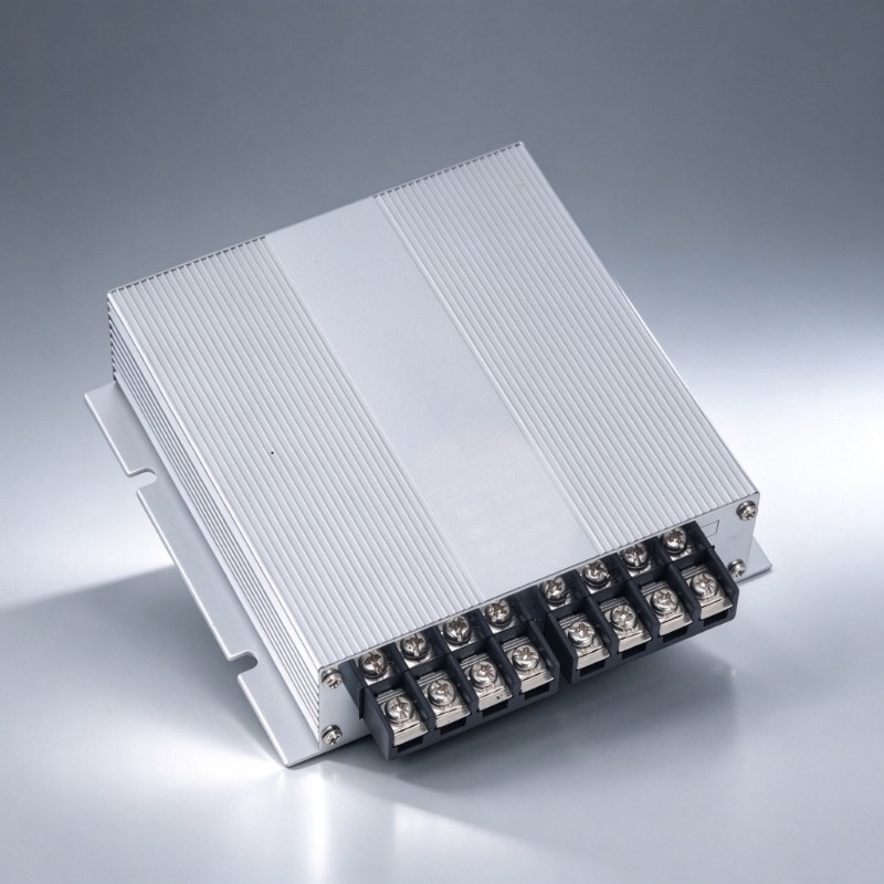 High-Current Power Module Unit with Screw-Fastened Wire Contacts for 5 ...