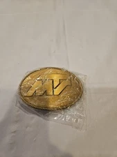  MTS Manitoba Telecom Service Metal Belt Buckle 