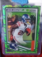 2025 Panini Score A Treat - Devin Singletary /399 Bats Giants
