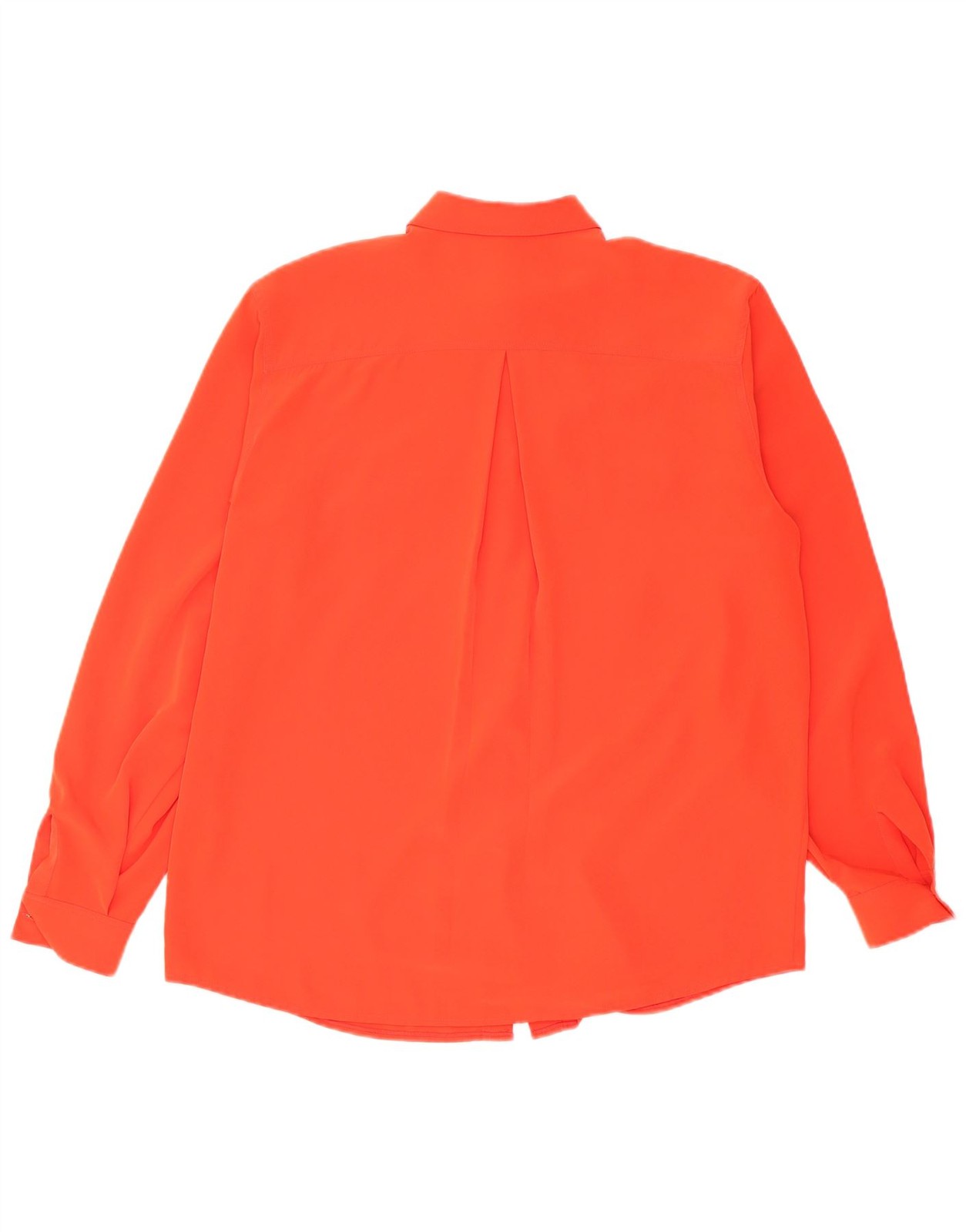 Mario Pucci Cecconi Womens Oversized Shirt Blouse IT 42 Medium Orange EF15 image 2