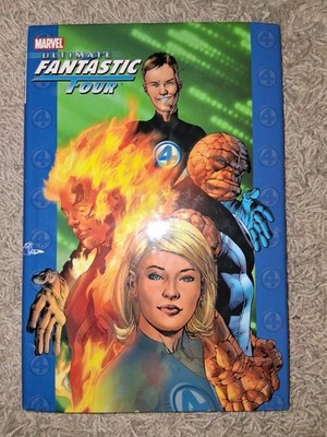Marvel Ultimate Fantastic Four - Volume 1 Millar & Bendis 2005 Hardcover w/ DJ