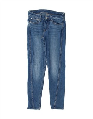 Levi's Damen Skinny Jeans W24 L27 Blau Baumwolle AW04