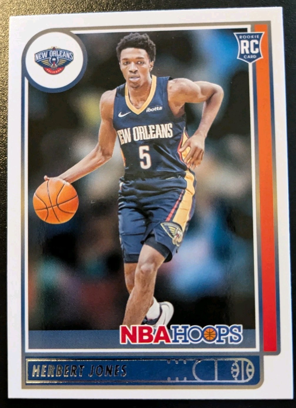 2021-22 Panini Hoops Basketball Herbert Jones Rookie #243 New Orleans Pelicans