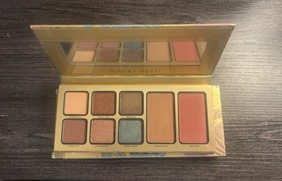 Violet Voss Pretty in Paradise Face & Eye Shadow Palette, Pressed Powder, Blush