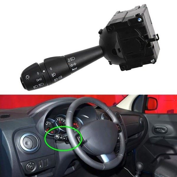 8201167988 Schalteranzeige Lichthebel FüR Dacia Duster Sandero Logan Dokker Uk-image