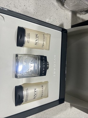 Set BVLGARI Man 2 oz Edt + 2.5 oz shower gel + 2.5 oz after shave balm for men