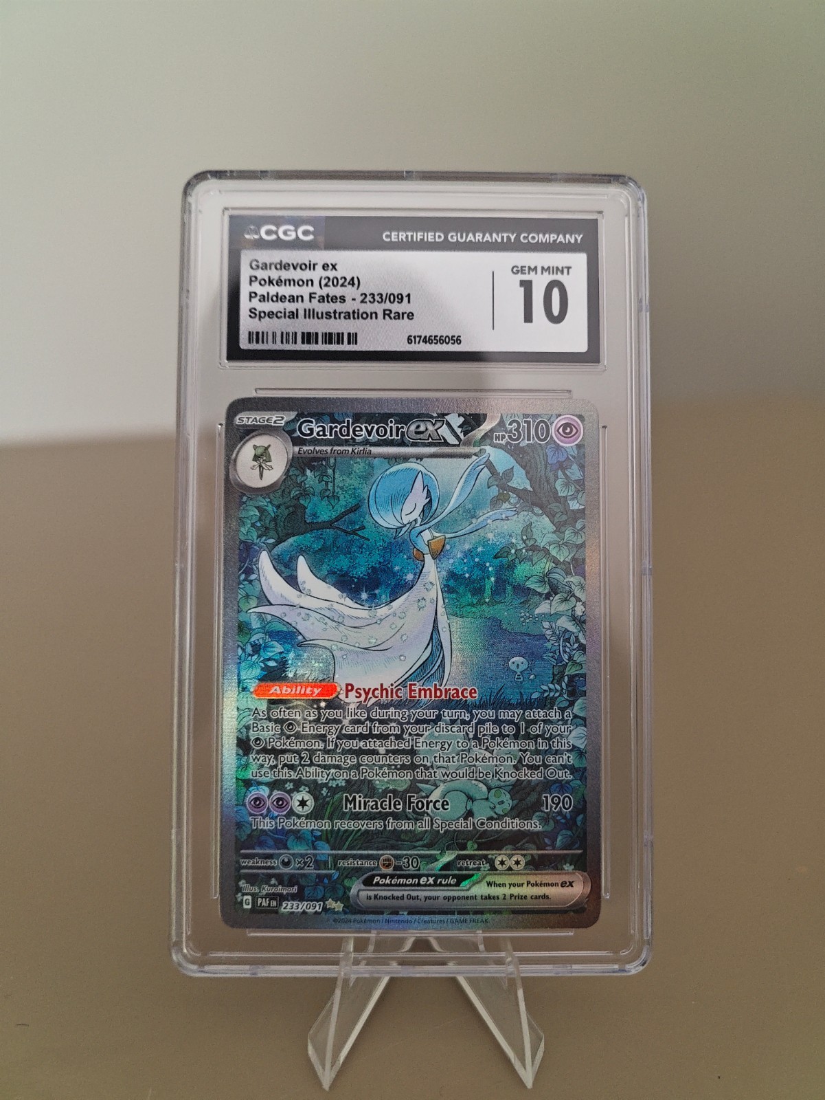 Gardevoir ex 233/091 SIR | 2024 English Paldean Fates | CGC 10