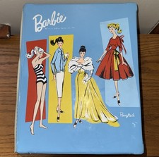 Vintage 1961 Barbie Doll Case - Complete with All Drawers  Some Accessories