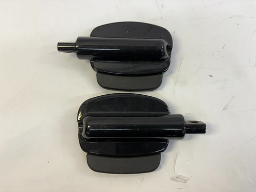 Harley mini black OEM highway platform footboards floorboards pegs 50500124 - Picture 2 of 3