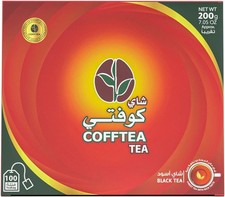 Cofftea Premium Black Tea – 100 Tea Bags | Rich, Strong Flavour | Full-Bodied 0.09 per strip