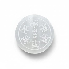 Selenite Wealth Charging Plate Zibu Symbols 808 520 741 Money Attraction Altar