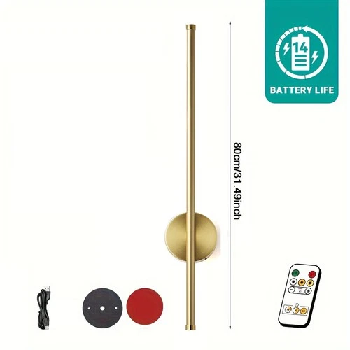 Battery Operated Dimmable LED Wall Lights Wireless Wall Sconces LED Wall Lamp UK - Bild 28 von 28