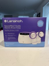 Lansinoh NaturalWave Double Electric Breast Pump Hospital-Grade 12 Levels NEW