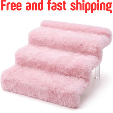 12IN Plush Perfume Display Stand, 3 Tier Acrylic Riser for Vanity Decor