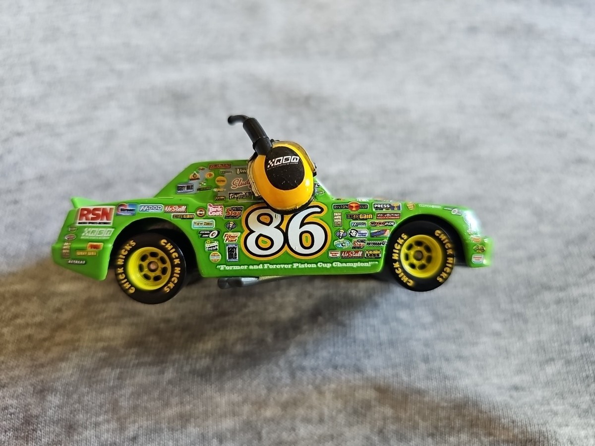 2017 Disney Cars 3 CHICK HICKS WITH HEADSET Loose FIXED EYES China