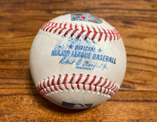 Reds vs Giants Game Used Baseball 8/29/2023 Alex Cobb to Noelvi Marte Hit Foul