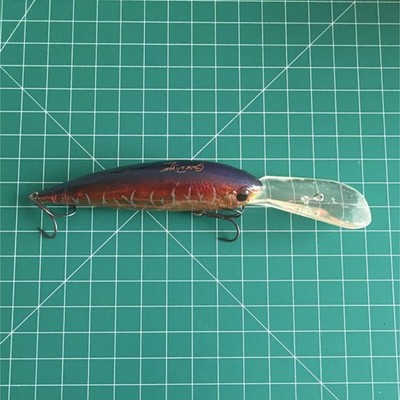 Ever Green Gold Digger 600 - Amber / Orange Translucent - JDM Deep Crankbait