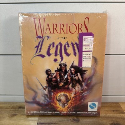 Warriors of Legend (1993, PC, DOS) Rare, Vintage Big Box PC Game NEW Ships Fast!