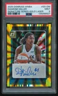 Diamond Miller 2025 Panini Donruss WNBA Signature Series Gold Auto /10 PSA 9