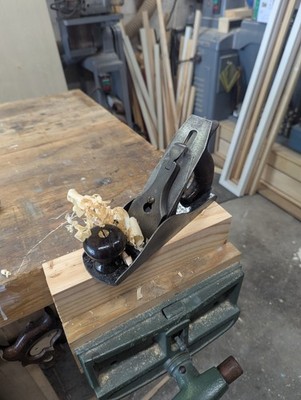 Restored Stanley No. 4c Type 7 Smoothing plane Corrugated Bottom