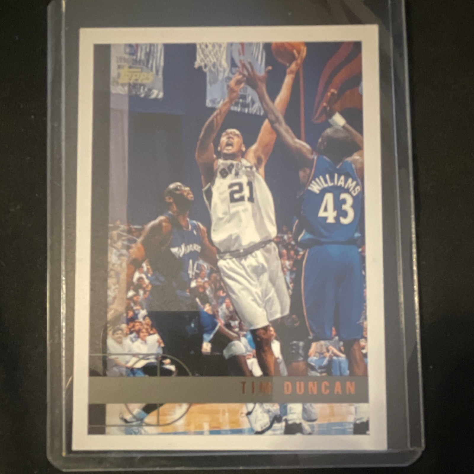 Topps 1997-98 Tim Duncan #115  San Antonio Spurs Basketball
