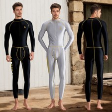 AMORESY Men Glossy Elastic Sports Jumpsuit Tight Overalls Tracksuits Activewear