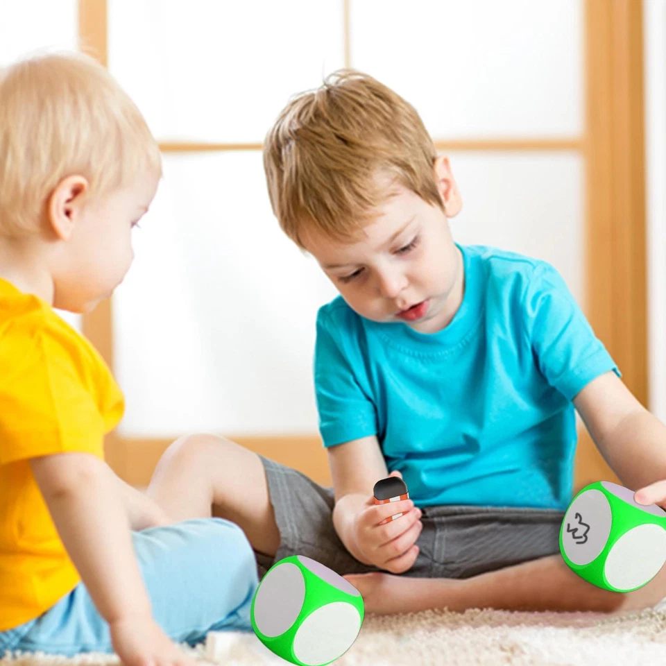 Leere Würfel schreiben auf Story Dice Activity Dice Kinderspielspielzeug Klasse - Bild 4 von 4