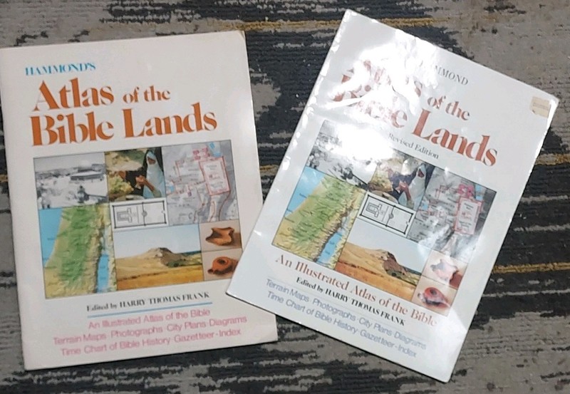 Hammond Atlas of the Bible Lands Revised Edition by Harry Thomas Frank 1977 Book