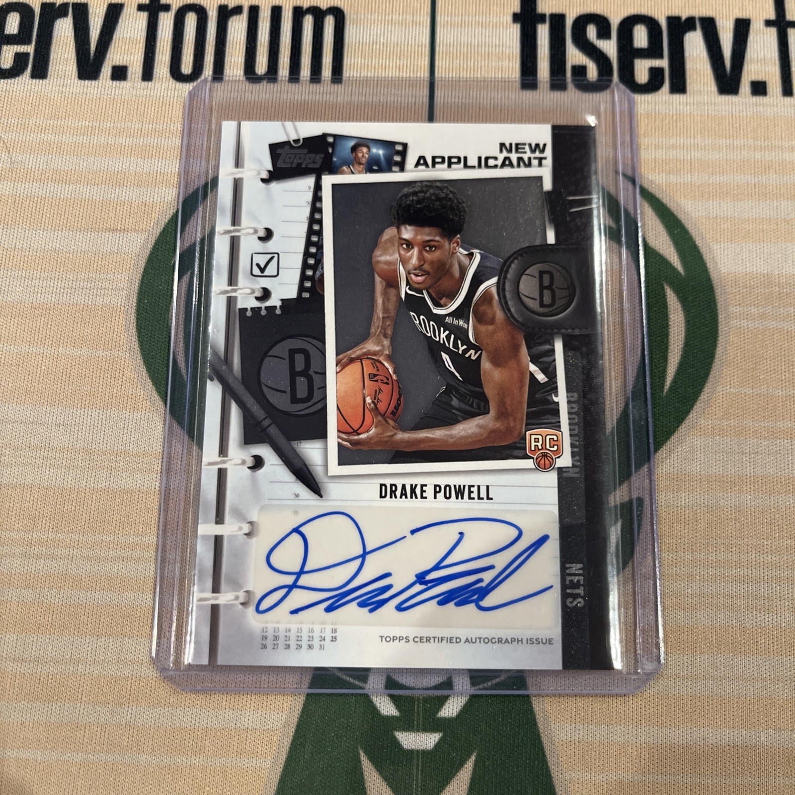 2025-26 Topps - New Applicants Autographs Drake Powell #NA-DP RC Auto