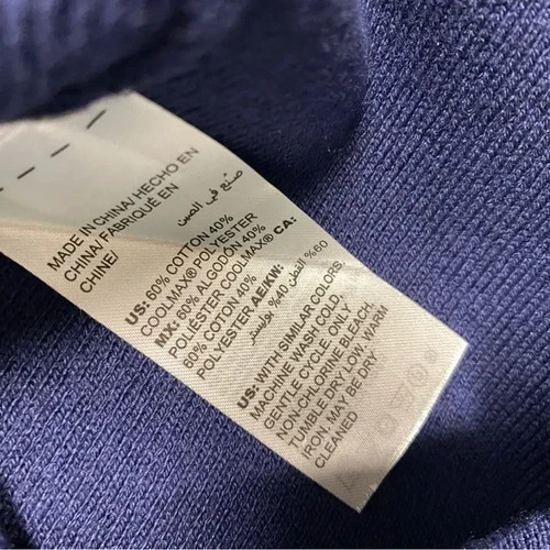 Chico’s Classic Turtleneck Navy Blue Size Medium - Picture 4 of 7