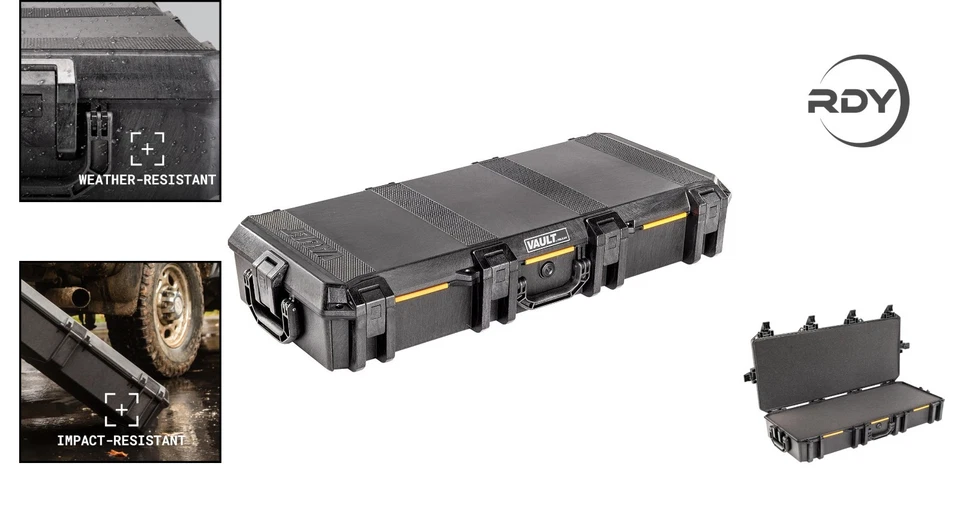 Estuche largo bóveda personalizable - Protección de engranajes ideal resistente a la intemperie, 40 pulgadas Foto 2 de 4